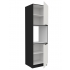 Słupek do zabudowy piekarnika 60 cm AURO 60 DP-210 2F WH/BL antyfinger